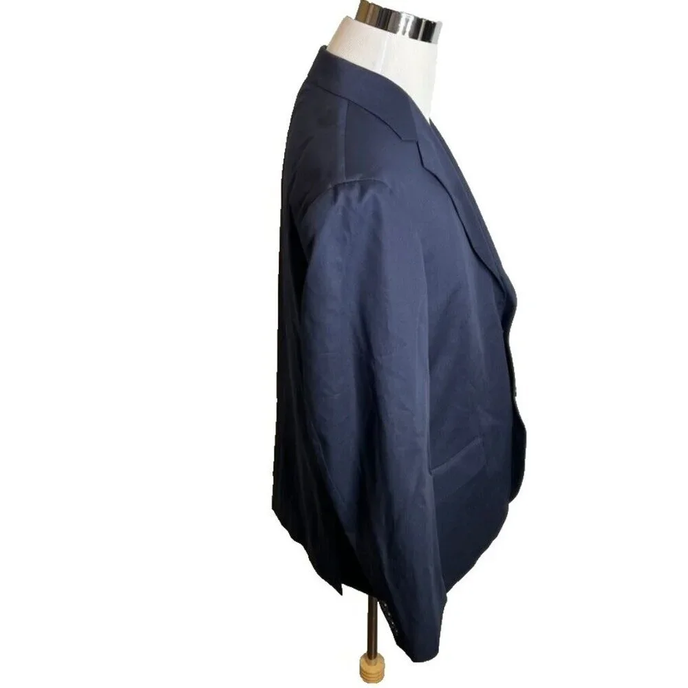 J.Crew $298 Crosby Classic Fit Suit Jacket Italian Chino Navy 34S BQ427 - Picture 9 of 14